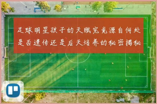 足球明星孩子的天赋究竟源自何处是否遗传还是后天培养的秘密揭秘