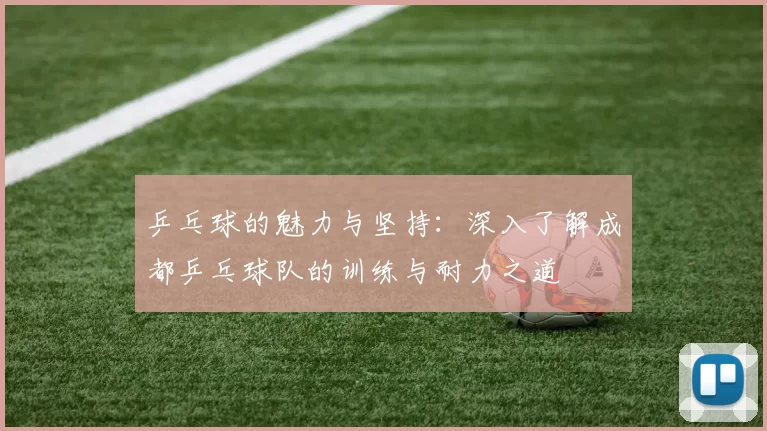 乒乓球的魅力与坚持：深入了解成都乒乓球队的训练与耐力之道